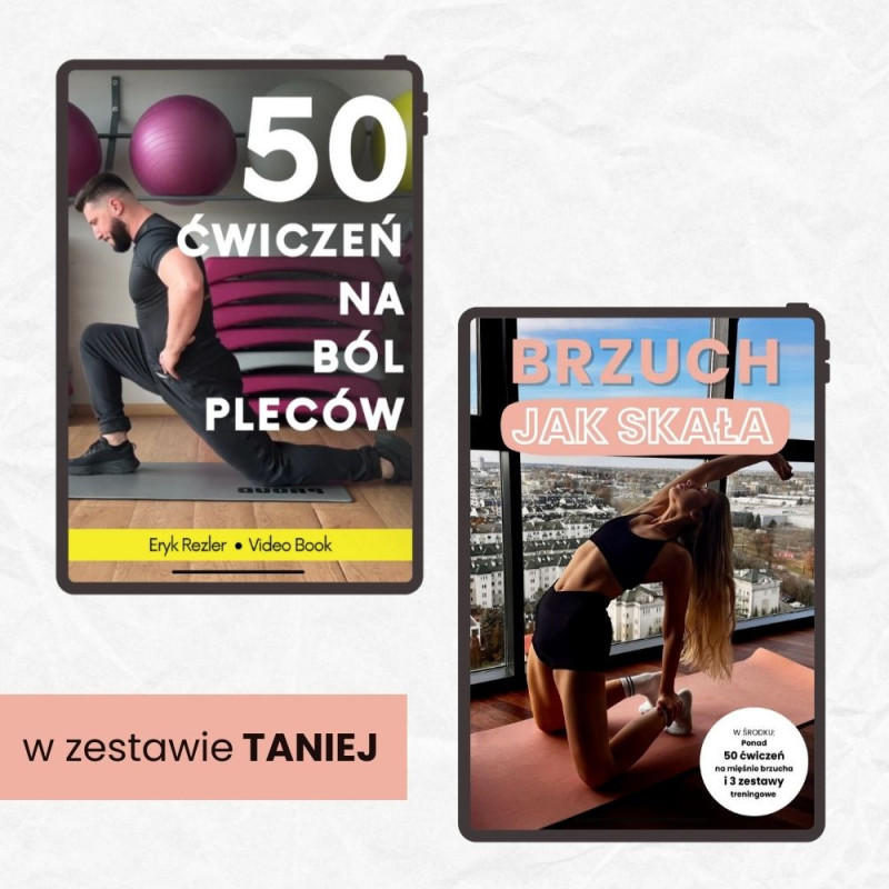 50 ĆWICZEŃ NA BÓL PLECÓW i BRZUCH JAK SKAŁA